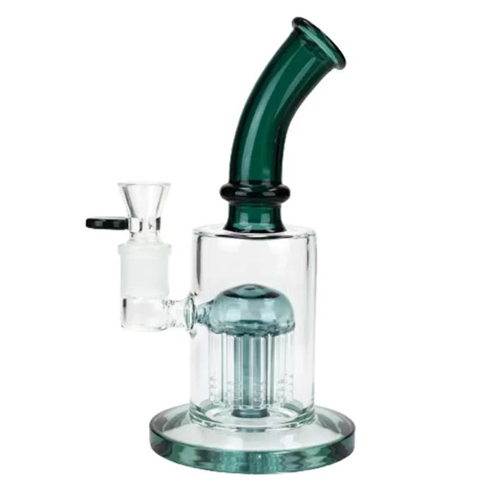 10″ Glass Bubbler with 10-Arm Perc