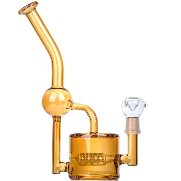 10″ Orange Table Top Recycler Dab Rig – Puffing Bird