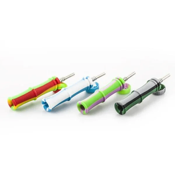 10mm Titanium Tip Silicone Nectar Collector (Random Color) – Puffing Bird
