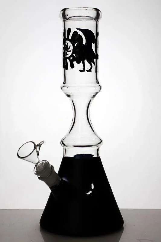 12″ color coated glass water bongs – Puffing Bird