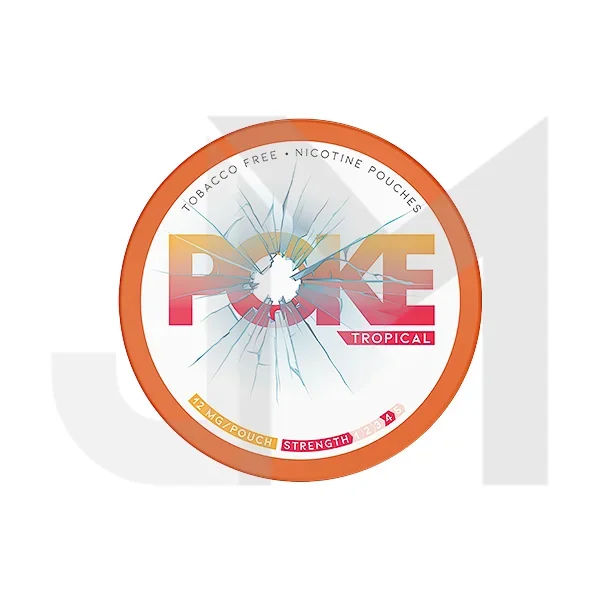 12mg Poke Tropical Nicotine Pouches – 20 Pouches