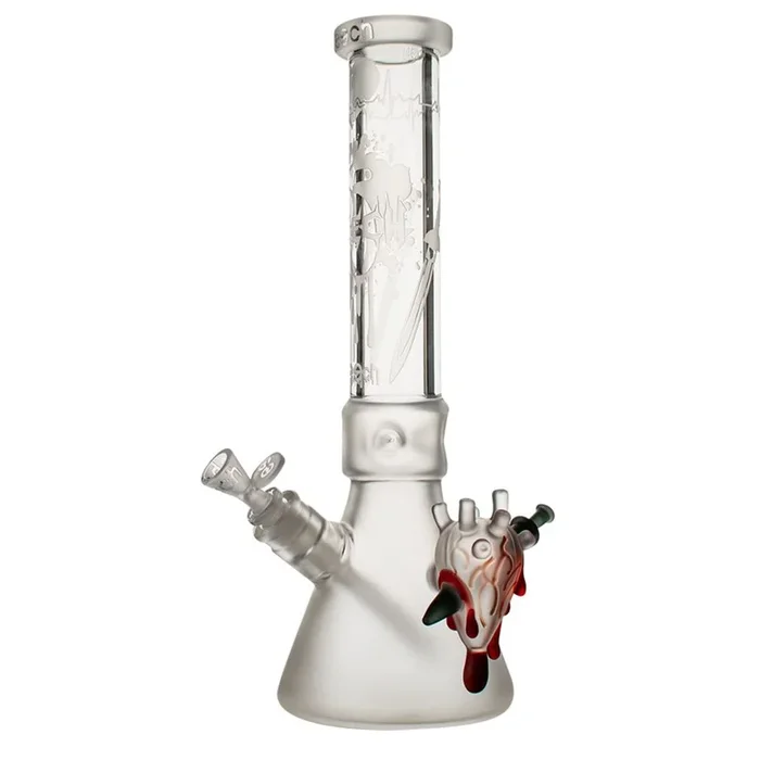 15 ” Cheech Your Heart Sandblasted Beaker (CHE-216)