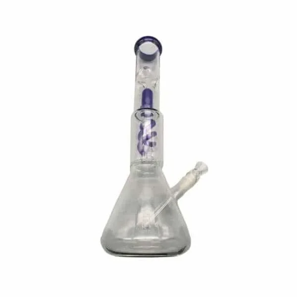 16 ” Beaker Dome Helix Perk Glass Water Pipe