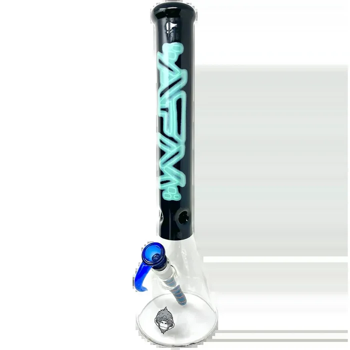 18″ AFM Neon Lights Sleeve Glass Beaker Bong