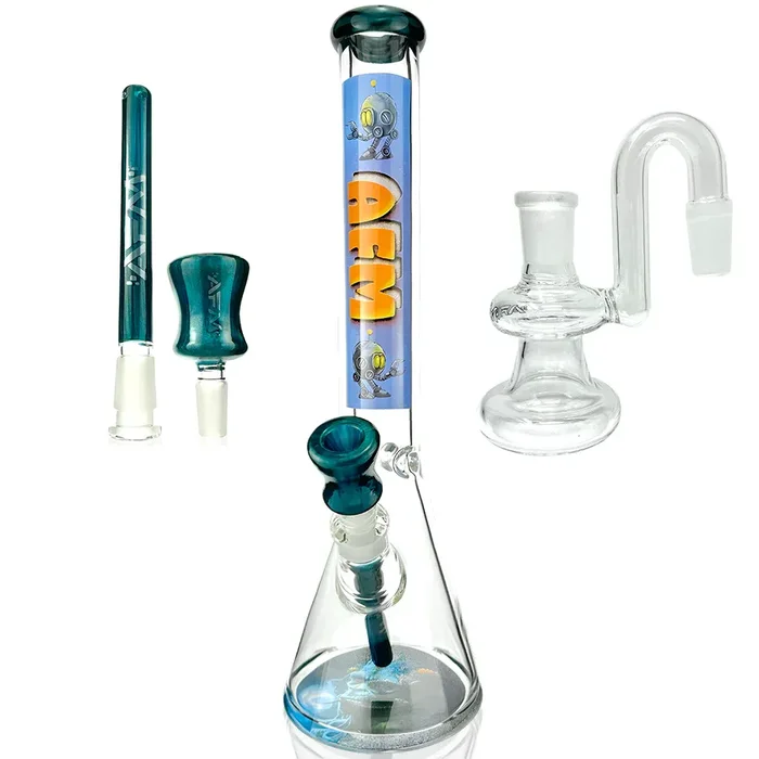 18″ Boston Basketball 5mm Beaker Bong Bundle
