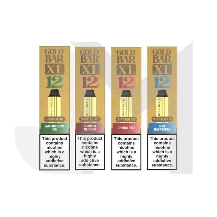 20mg Gold Bar XL Prefilled Pod Vape Kit 10000 Puffs