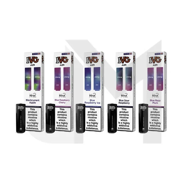 20mg IVG Air Prefilled Pods 2ml 1200 Puffs – 2 Pcs