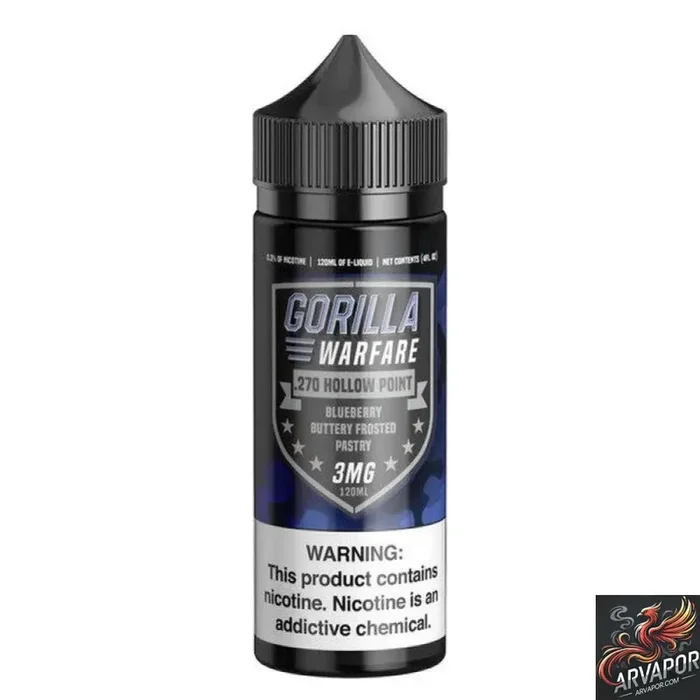 .270 Hollow Point – Gorilla Warfare 120mL-AR Vapor