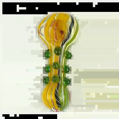 3.5″ Ribbon Mouth Hand Pipe with Fume | Assorted Colors