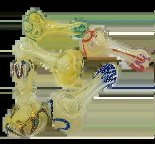 3″ Fumed Flower Hand Pipe | Assorted Colors