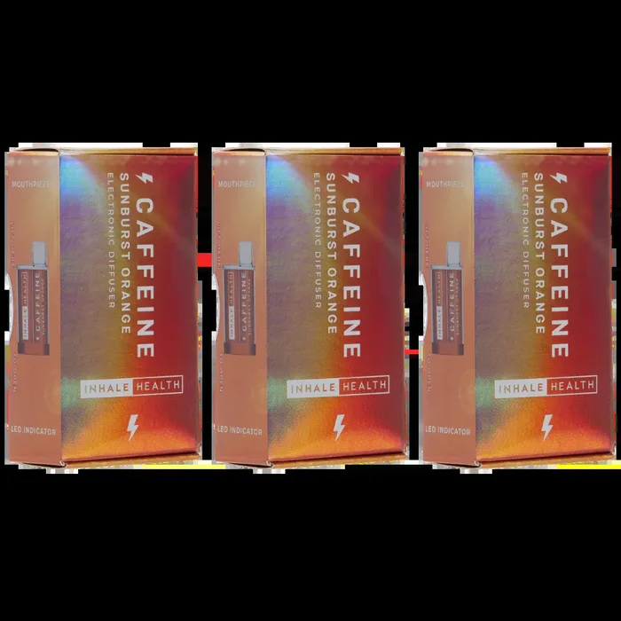 3-PACK Caffeine Sunburst Orange