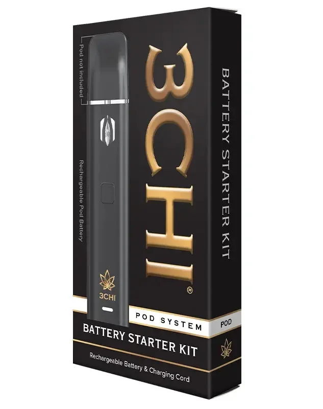 3CHI Battery Starter Kit “ Sleek & Powerful Pod System
