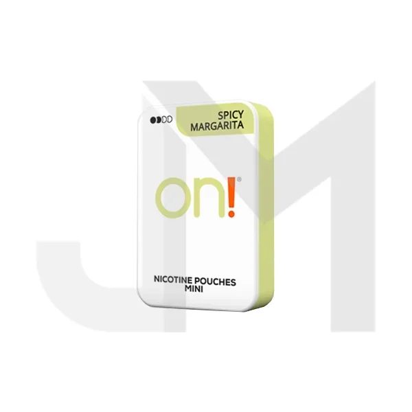 3mg On! Mini Regular Spicy Margarita Nicotine Pouches – 20 Pouches