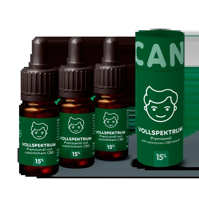 3x CBD oil 15% in a value pack