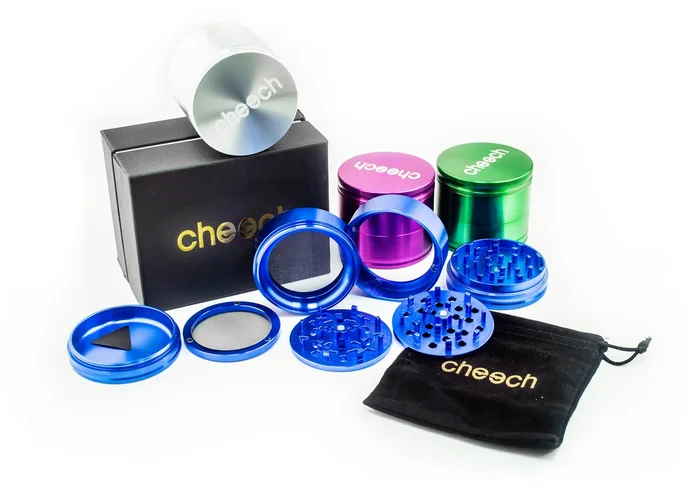 4 Piece CNC Grinder with Extra Teeths & Screen(GR-09)
