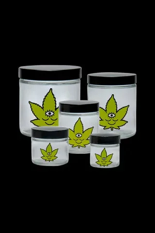 420 Science x Wokeface Clear Screw Top Jar – Toke Face