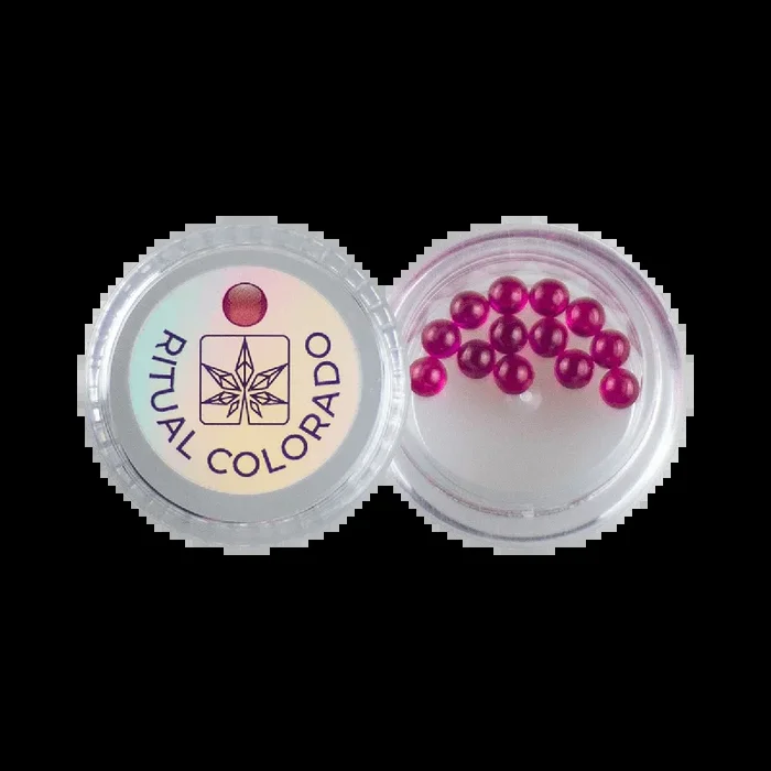 4mm Ruby Terp Pearls