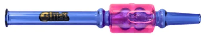 5 ” GLIIZY GLYCERIN GLASS HONEY STRAW DOUBLE COLOR