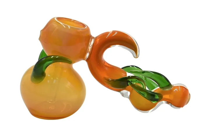 6″ Fume Horn Premium Hammer Bubbler – Color Variations – (1 Piece)