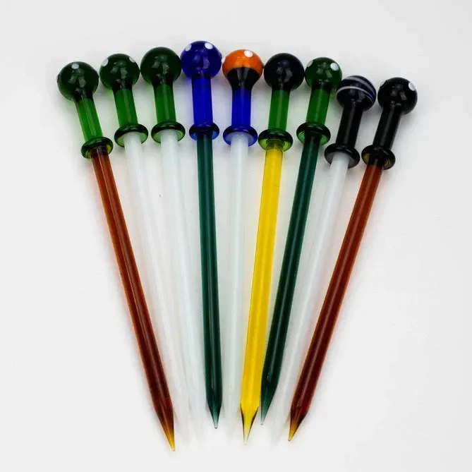 6″ Glass Dabber (Color)