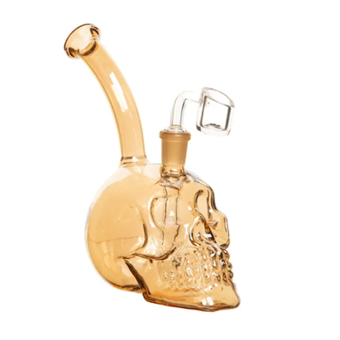 7″ Chrome Skull Rig w/ Banger