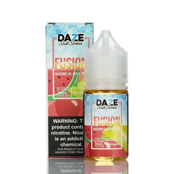7 Daze Fusion TFN Salt – Watermelon Apple Pear ICED – 30ml