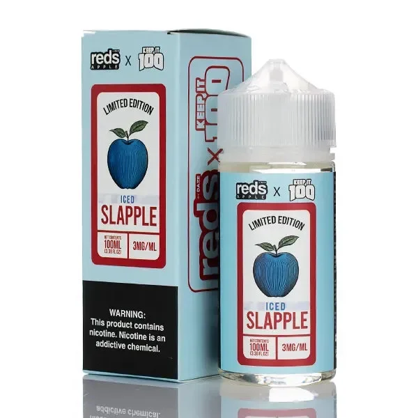 7 Daze Reds Apple x Keep It 100 – Slapple Iced – 100ml