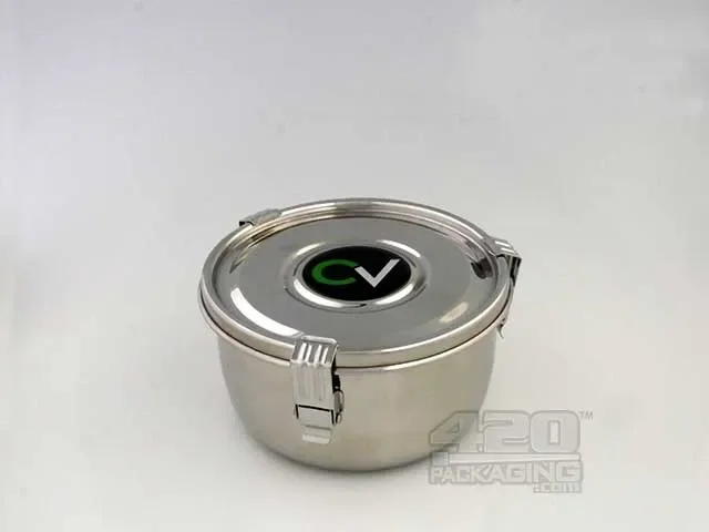 .70 Liter C-Vault Large Metal Storage Jar With Boveda Packs