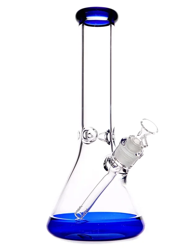 7mm Color Accent Classic Beaker Bong (12 “)