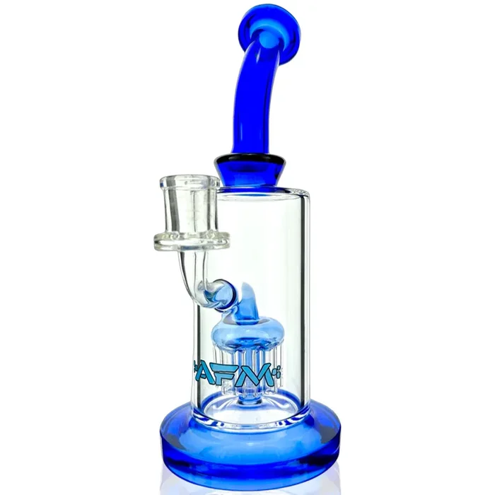 8″ AFM Arm Perc Colored Glass Dab Rig