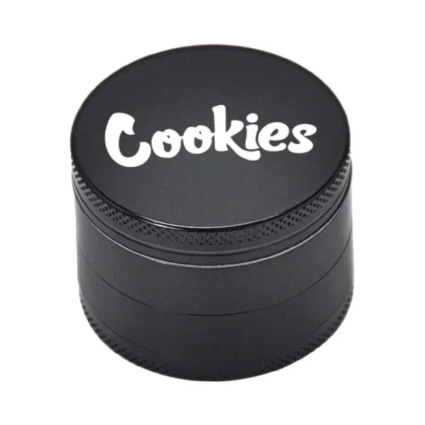 “Cookies” Zinc Alloy Weed Grinder 4 Layer – Puffing Bird