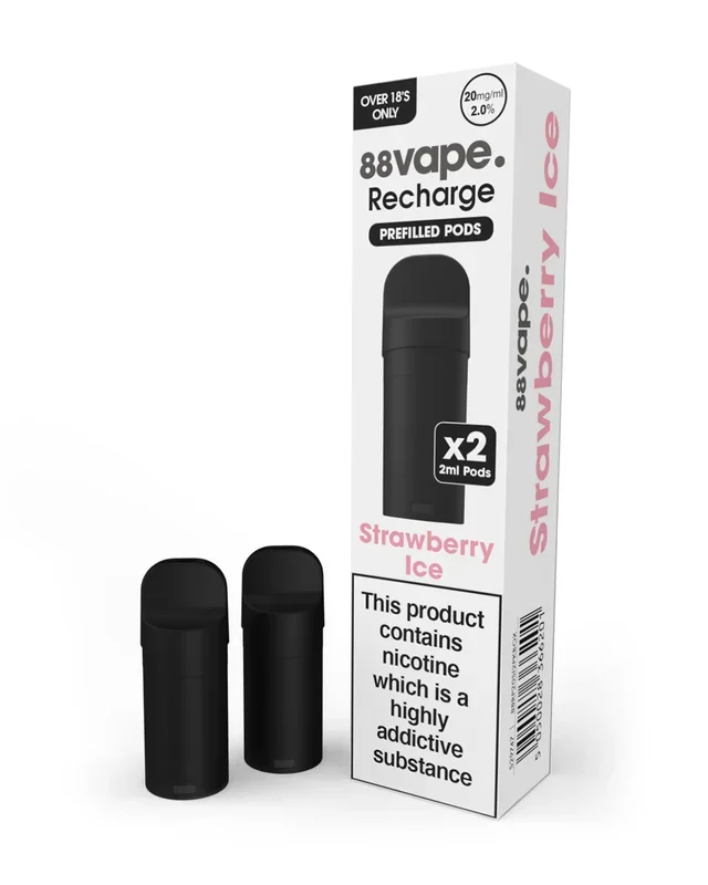 88Vape Recharge Strawberry Ice Pods (x2)