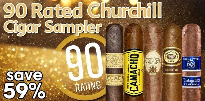 90 Rated Churchill Cigar Sampler