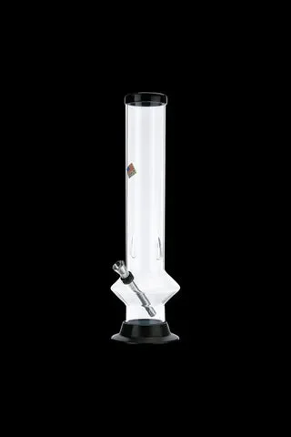 Acrylic Straight UFO Base Bong with Carb Hole