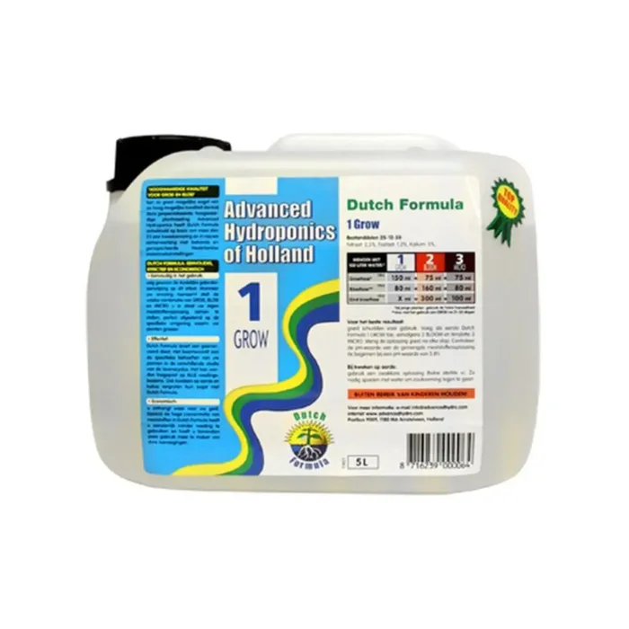 Advanced Hydroponics Dutch Formula Grow 5 liters