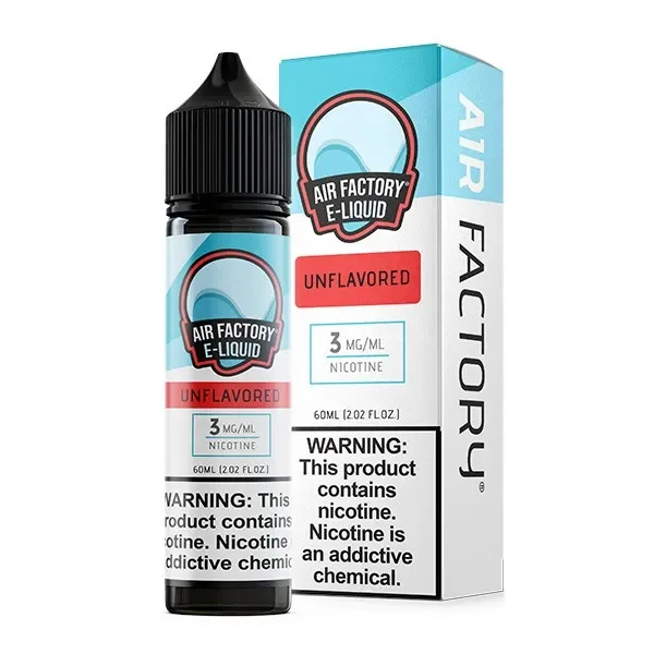 Air Factory Unflavored E-liquid – (60mL)