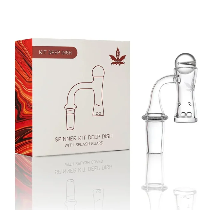 aLeaf Quartz Deep Dish Banger Spinner Kit