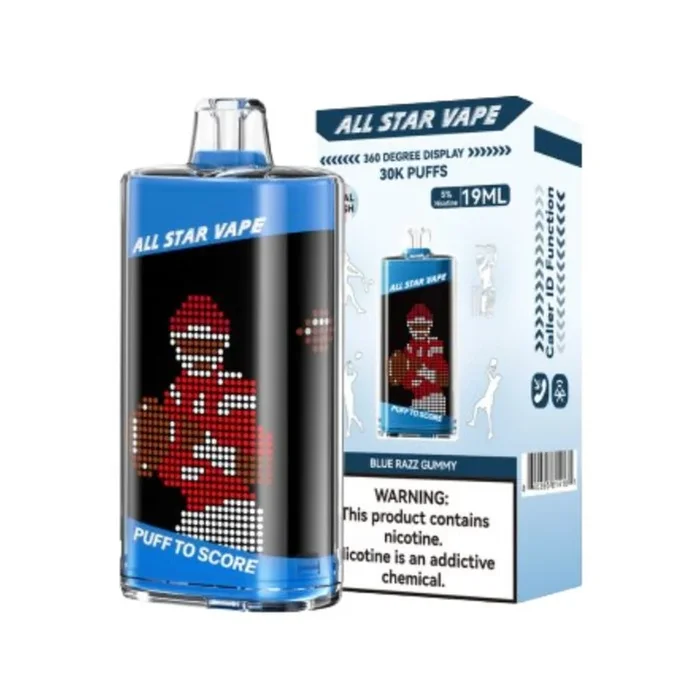 All Star 30000 Blue Razz Gummy