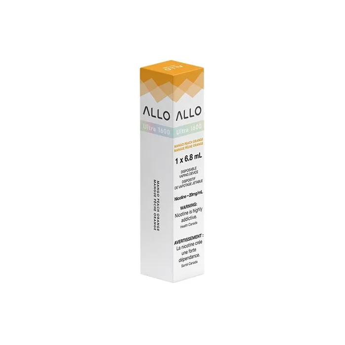 ALLO Ultra 1600 Disposable Vape – Mango Peach Orange