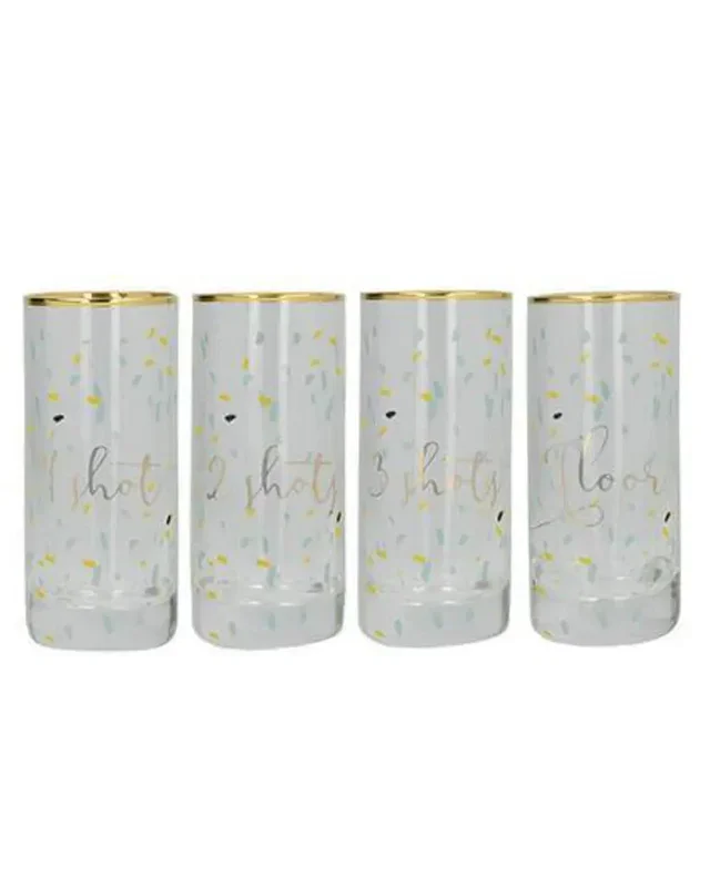 Ava & I Party Shot Glasses Set Of 4