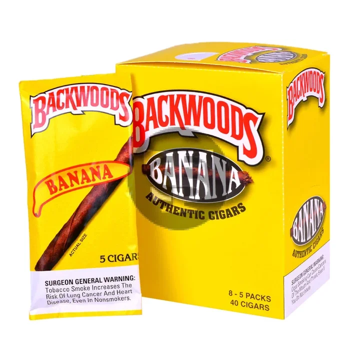 Backwoods Banana Cigars 8 Packs of 5