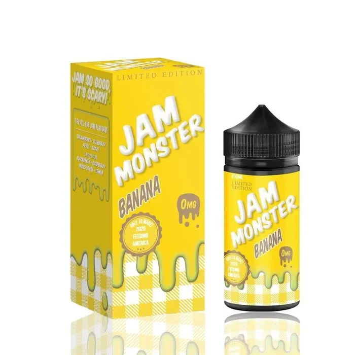 Banana by Jam Monster E-liquids – (100 mL)