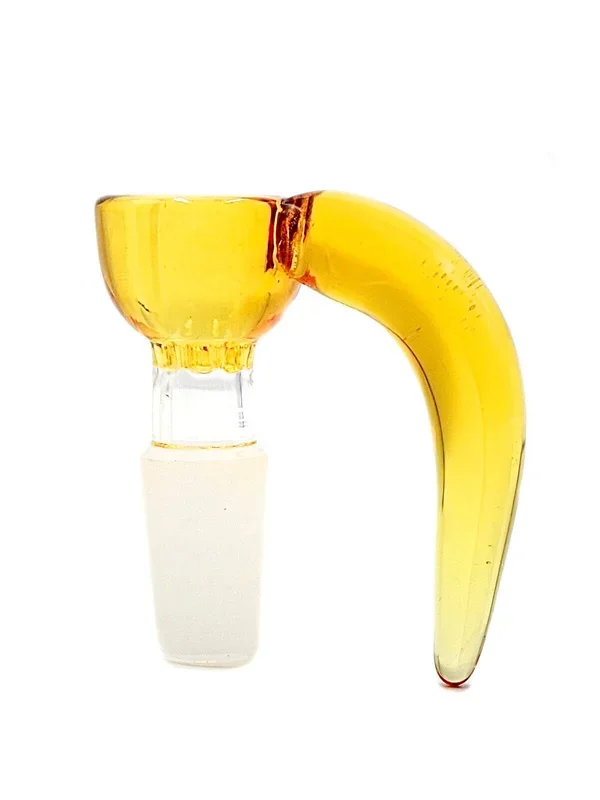Banana Horned Built-in-Screen Flower Bowl Slide (14mm)