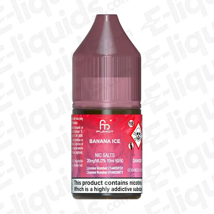 Banana Ice RandM 7000 Nic Salt Vape Juice by Fumot