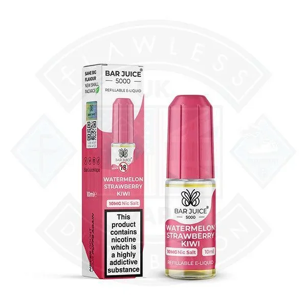 Bar Juice 5000 Nic Salt Watermelon Strawberry Kiwi 10ml