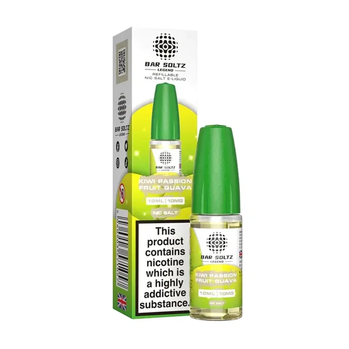 Bar Soltz Kiwi Passionfruit Guava 10ml (Clearance)