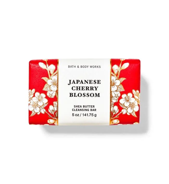 BBW Japanese Cherry Blossom Shea Butter Cleansing Bar 141.7g