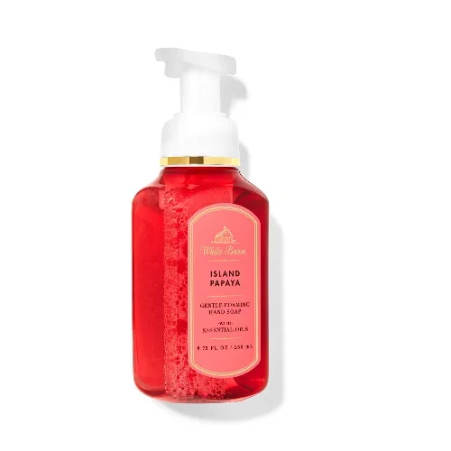 BBW White Barn Island Papaya Gentle Foaming Hand Soap 259ml