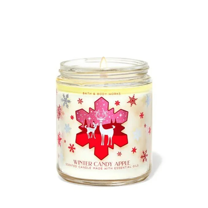 BBW Winter Candy Apple Fragrance 1-Wick Candle