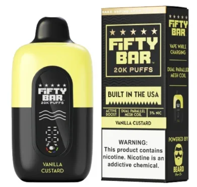 Beard Fifty Bar [20k PUFFS] – Vanilla Custard
